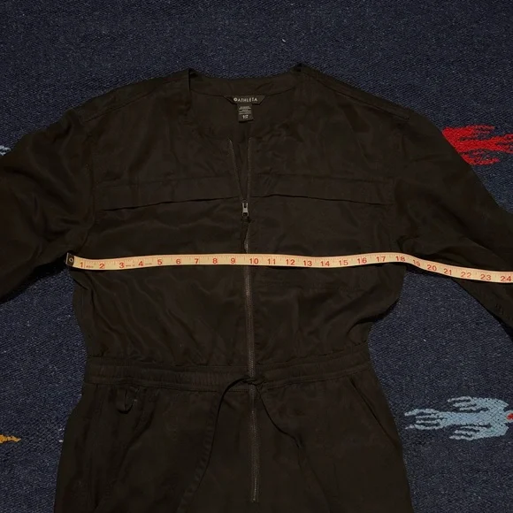 Athleta Celestial Utility Black Jumpsuit Size Small - Picture 9 of 12